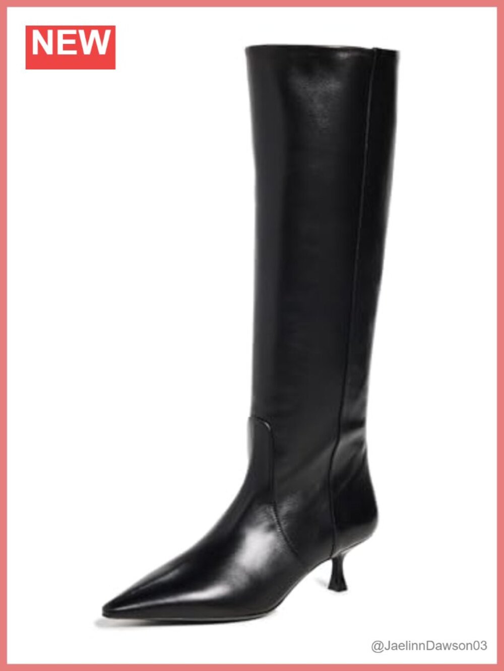 Stuart Weitzman Naomi 50 Boots Leather Mid-Calf Stiletto Heel Pull-On Women's